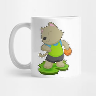 Cat Basketball player Basketball Mug